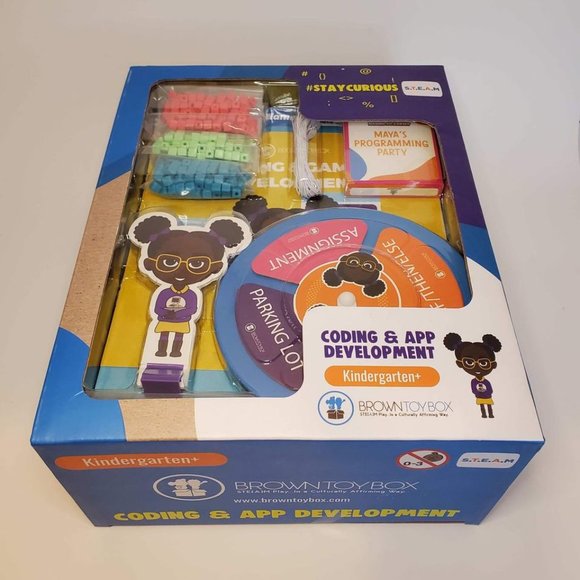 NEW Brown Toy Box Coding and App Development Steam Kit/Kids Coding Activity Box - Picture 9 of 10